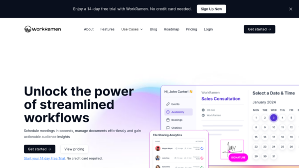 Workramen Website Screenshot